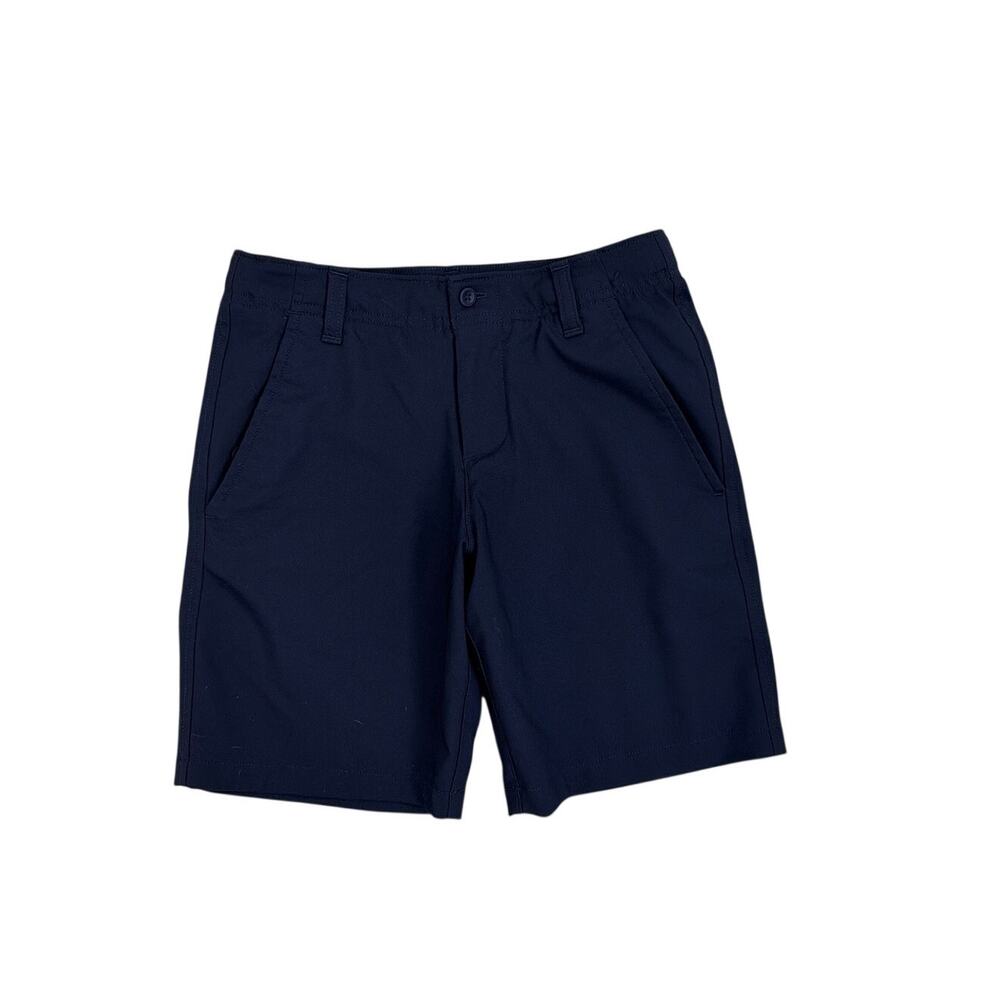 Under Armour Navy Blue Adjustable Waistband Performance Shorts Size Small (8)